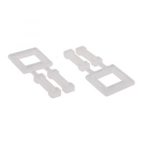 1000 Boucles plastique 13 mm