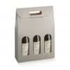 Carton 1, 2 & 3 bouteilles fenêtre tortora gris