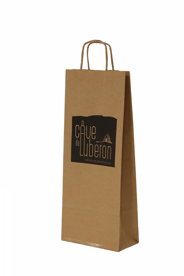 Devis cabas kraft poignée torsadée personnalisés (petite série)