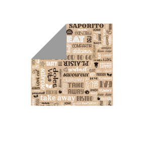 1000 papiers ingraissable basket times 31x31 cm + aluminium 40+20 gr/m2