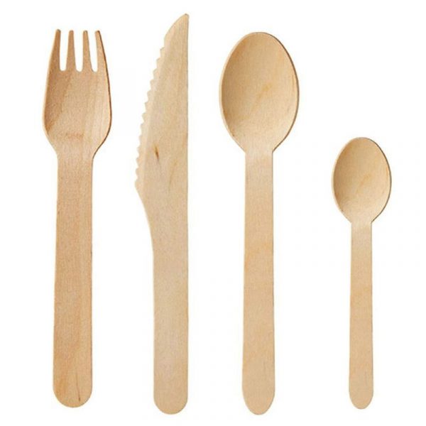 Couvert bois : fourchettes, couteaux, cuillères