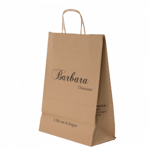 Devis cabas kraft poignée torsadée personnalisés (petite série)