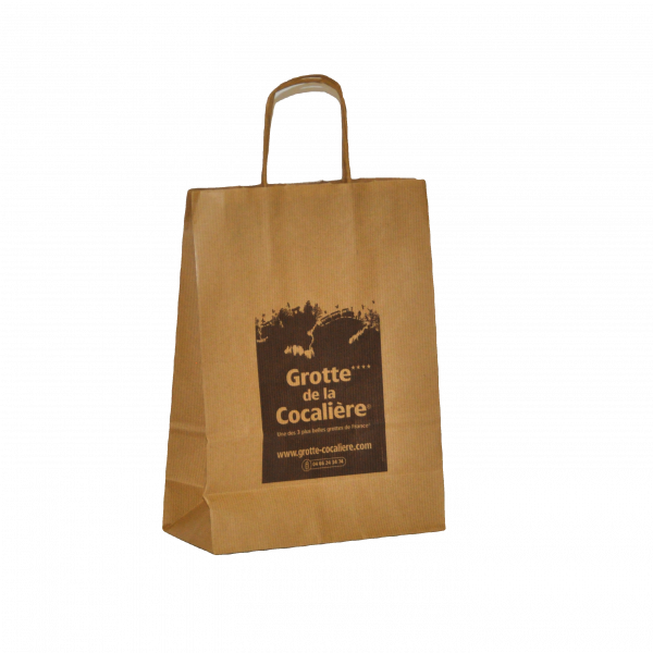Devis cabas kraft poignée torsadée personnalisés (petite série)