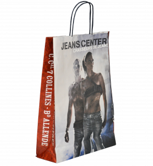 Devis cabas kraft poignée torsadée personnalisés (fabrication)