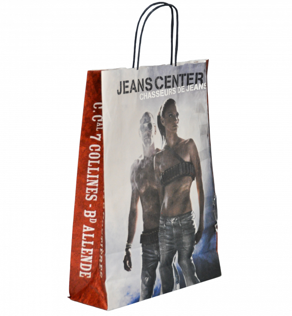 Devis cabas kraft poignée torsadée personnalisés (fabrication)