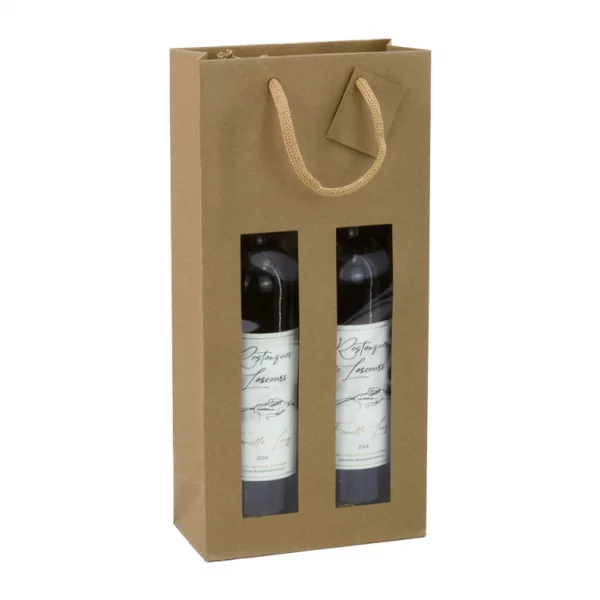 Sac 1, 2 & 3 bouteilles fenêtre chic nature