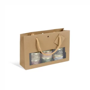 Cabas luxe chic nature fenêtre confiturier