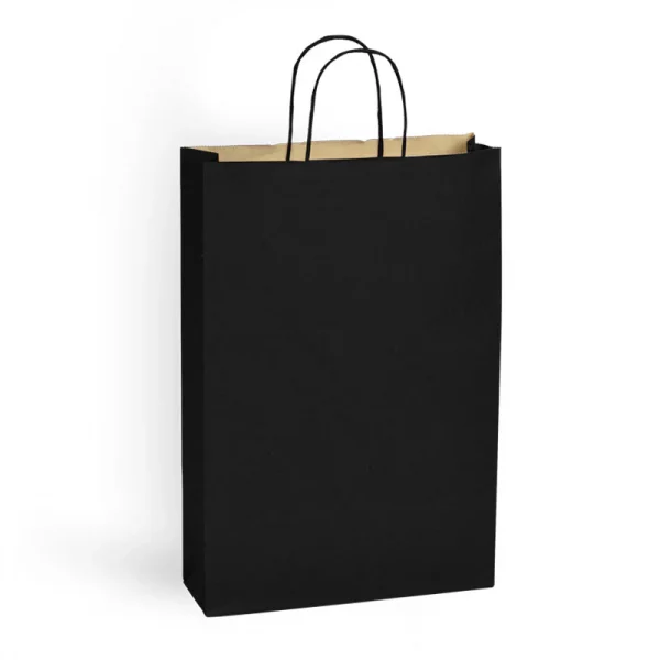 Cabas 1, 2 & 3 bouteilles kraft noir