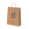 Devis cabas kraft poignée torsadée personnalisés (fabrication)