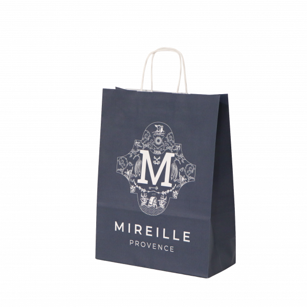 Devis cabas kraft poignée torsadée personnalisés (fabrication)