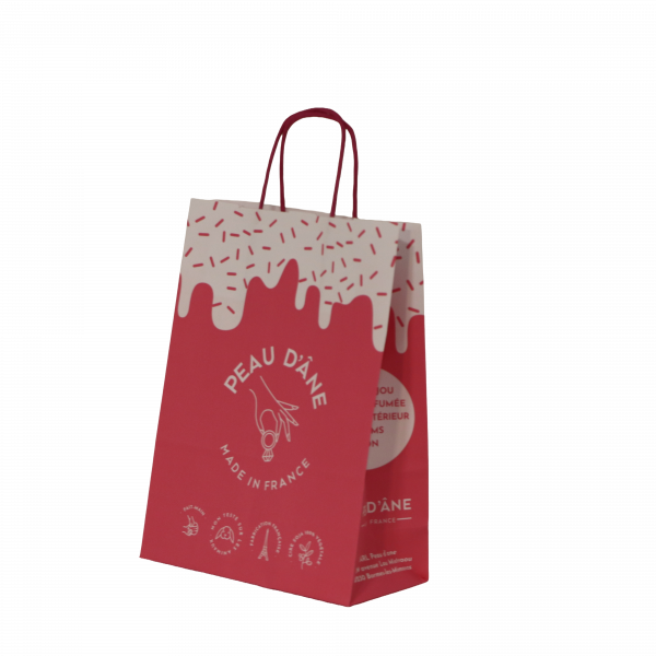 Devis cabas kraft poignée torsadée personnalisés (fabrication)