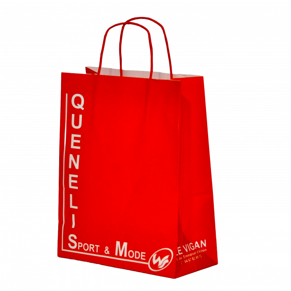 Devis cabas kraft poignée torsadée personnalisés (fabrication)