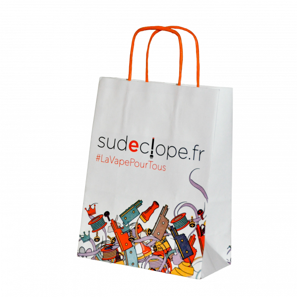 Devis cabas kraft poignée torsadée personnalisés (fabrication)